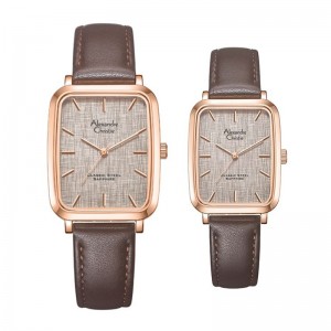 Alexandre Christie AC 8699 Rosegold Grey Couple